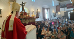 Monse&ntilde;or Orozco presidi&oacute; la celebraci&oacute;n del santo Cristo de las Penas, en Lanteira